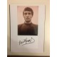 Signed card with mounted picture of Neil Young the Manchester City footballer